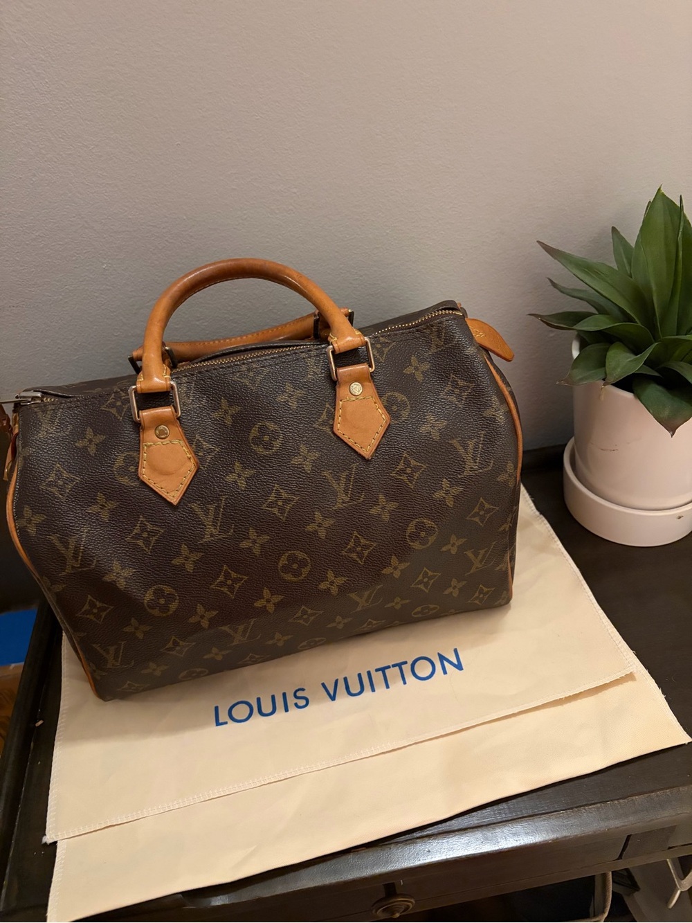 Vintage Louis Vuitton Monogram Speedy 30